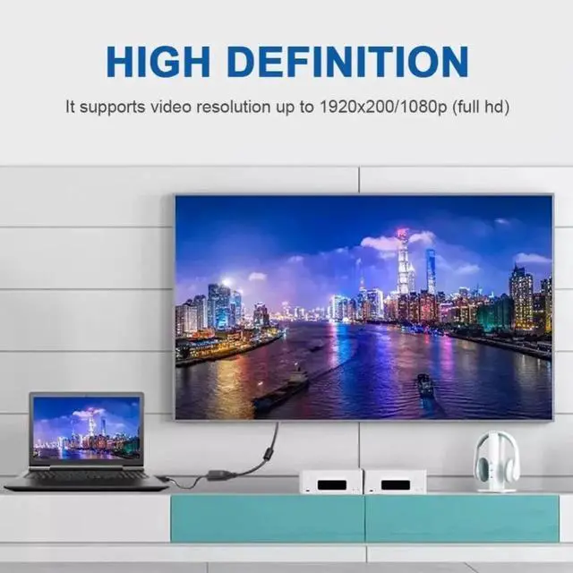 Alt view image 3 of 7 - DP to DVI Adapter Cable HD 1080P DisplayPort To DVI Male to Female Converter For PC Laptop To HDTV Monitor Projector