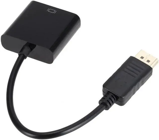 Alt view image 7 of 7 - DP to DVI Adapter Cable HD 1080P DisplayPort To DVI Male to Female Converter For PC Laptop To HDTV Monitor Projector