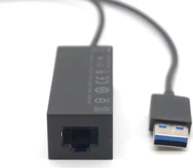 Alt view image 2 of 6 - For Microsoft Surface USB 3.0 Gigabit Ethernet Adapter USB to RJ45 LAN Network Ethernet Adapter for Surface 3/Surface Pro 3/4