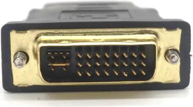 Alt view image 7 of 7 - 2Pcs Gold Plated DVI-I Dual Link (24+5 pin) Male to HDMI Standard Female Adapter Pro DVI to HDMI Converter for HDTV LCD DVD