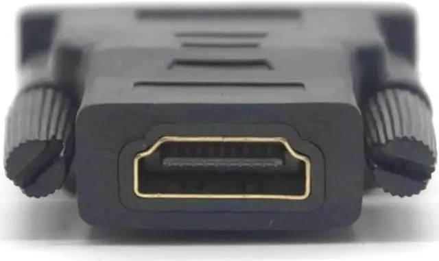 Alt view image 6 of 7 - 2Pcs Gold Plated DVI-I Dual Link (24+5 pin) Male to HDMI Standard Female Adapter Pro DVI to HDMI Converter for HDTV LCD DVD