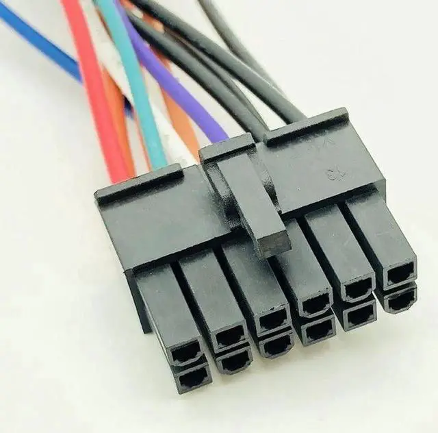 Alt view image 6 of 6 - 24Pin to 12Pin Power Cable ATX 24Pin Female to 12Pin Male PSU Converter Adapter for Acer Q87H3-AM 18AWG Computer Accessories
