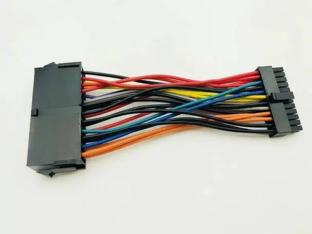 Alt view image 3 of 6 - 24Pin Female to Mini 24P Male Internal Power Adapter Converter Cable Wire for DELL 780 980 760 960 PC Match Common ATX PSU