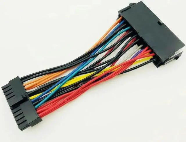 Main image of 24Pin Female to Mini 24P Male Internal Power Adapter Converter Cable Wire for DELL 780 980 760 960 PC Match Common ATX PSU