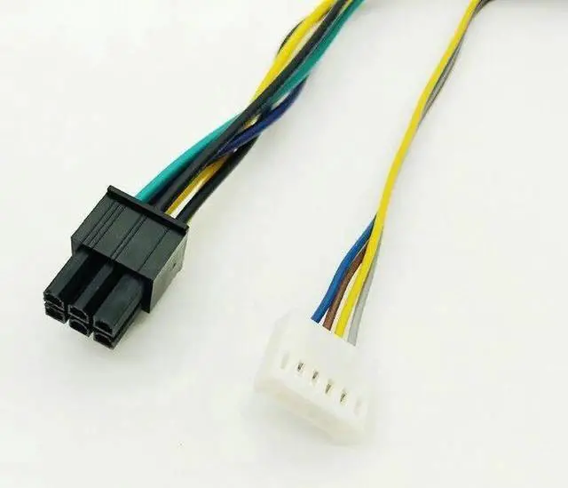 Alt view image 7 of 7 - 30CM Modular Power Supply Cable ATX 24Pin 24 Pin Female to 6Pin 6-Pin Male Mini 6Pin Connector for HP Elite 8100 8200 8300 800G1