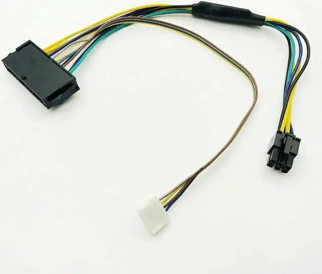 Alt view image 5 of 7 - 30CM Modular Power Supply Cable ATX 24Pin 24 Pin Female to 6Pin 6-Pin Male Mini 6Pin Connector for HP Elite 8100 8200 8300 800G1