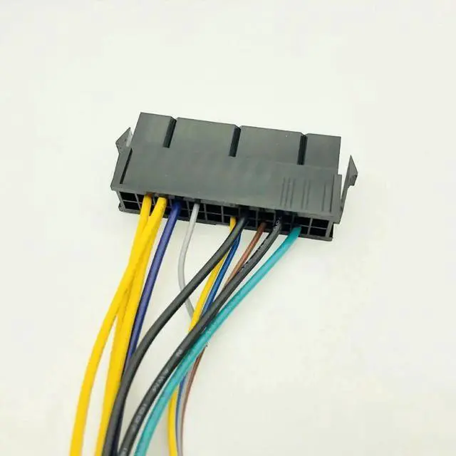 Alt view image 4 of 7 - 30CM Modular Power Supply Cable ATX 24Pin 24 Pin Female to 6Pin 6-Pin Male Mini 6Pin Connector for HP Elite 8100 8200 8300 800G1