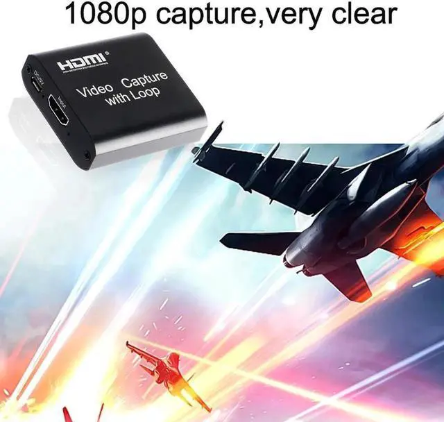 Alt view image 4 of 7 - 4K HDMI Video Capture Card 1080p Board Game Capture Card USB 2.0 Recorder Box Device for Live Streaming Video Recording Loop Out