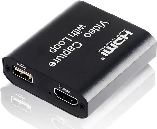 Alt view image 7 of 7 - 4K HDMI Video Capture Card 1080p Board Game Capture Card USB 2.0 Recorder Box Device for Live Streaming Video Recording Loop Out