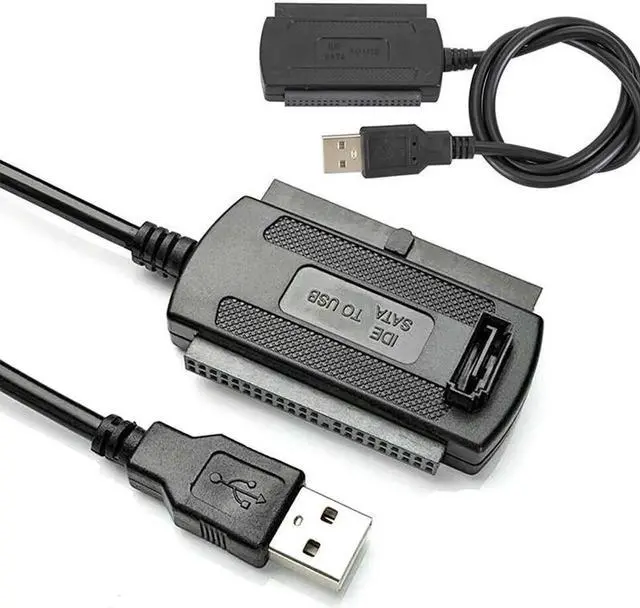 Alt view image 2 of 5 - USB 2.0 To SATA IDE Adapter Converter Cable For 2.5 3.5 Inch Hard Drive HD