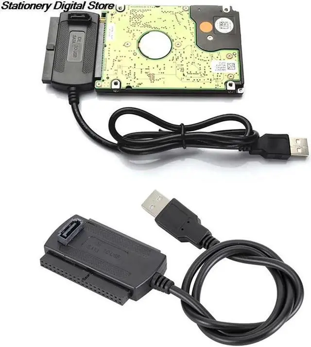 Alt view image 5 of 5 - USB 2.0 To SATA IDE Adapter Converter Cable For 2.5 3.5 Inch Hard Drive HD