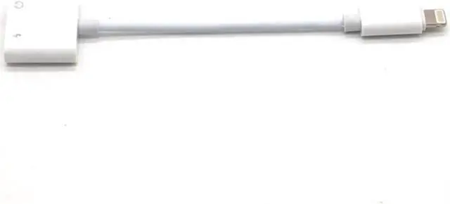 Alt view image 7 of 7 - Lightning to 3.5mm Headphone Jack Audio Cable 2 in 1 Splitter Earphone Aux Adapter Converter
