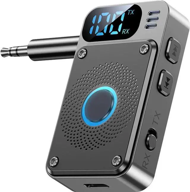 Main image of Bluetooth 5.4 Transmitter Receiver, Bluetooth Adapter for Airplane Headphones, Bluetooth AUX Adapter for Car, Bluetooth Transmitter for TV PC, Bluetooth Adapter for Stereo Receiver