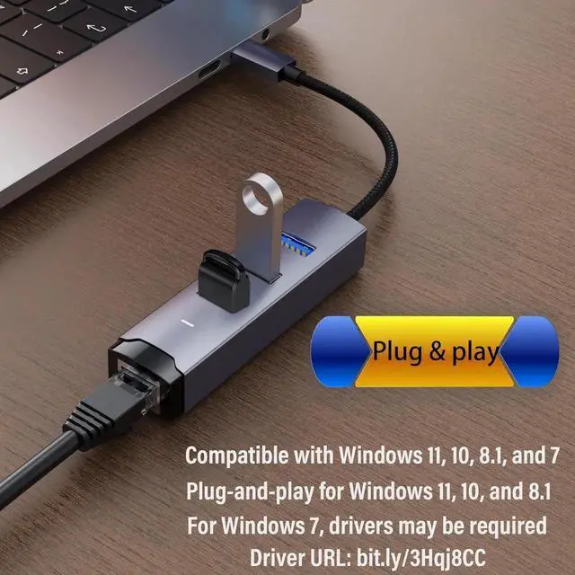 Alt view image 7 of 7 - USB Bluetooth 5.4 Adapter for PC Supports Windows 11/10/8.1/7,Plug & Play on Windows11/10, Mini 5.4+EDR Bluetooth Dongle Receiver & Transmitter for PC,Laptop,Keyboard,Mouse,Headsets,Speakers