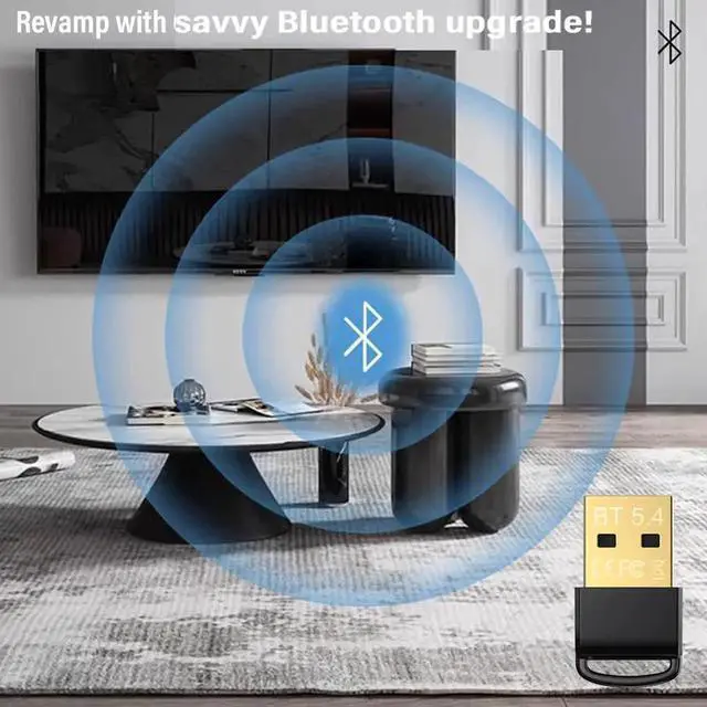 Alt view image 3 of 7 - USB Bluetooth 5.4 Adapter for PC Supports Windows 11/10/8.1/7,Plug & Play on Windows11/10, Mini 5.4+EDR Bluetooth Dongle Receiver & Transmitter for PC,Laptop,Keyboard,Mouse,Headsets,Speakers