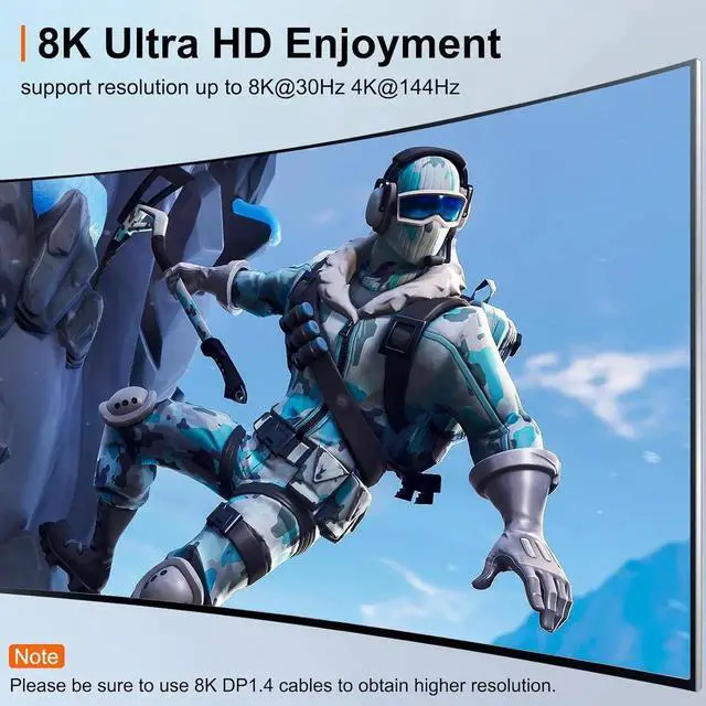 Alt view image 5 of 7 - USB 3.0 Displayport KVM Switch 2 PC 2 Monitors, KVM Switch 8K@30Hz 4K@144Hz,Dual Monitor KVM Switch Displayport 1.4 for 2 PC Share Wireless Keyboard,Mouse, Printer, with 2 USB 3.0 and DP Cables