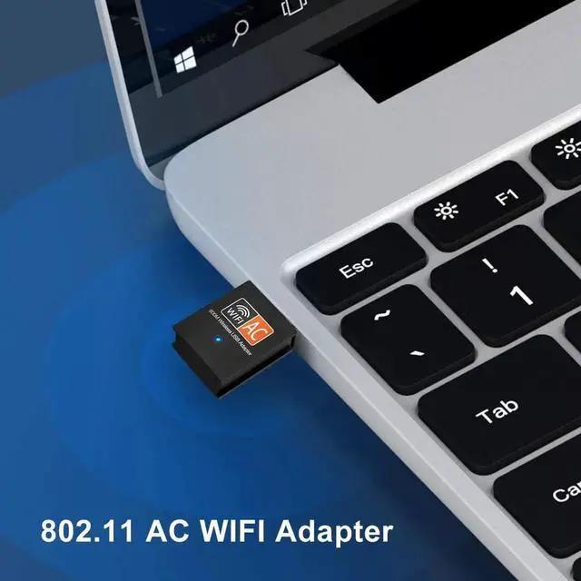 Alt view image 7 of 7 - USB WiFi Adapter, AC600 Mbps Dual Band 2.4/5Ghz Wireless USB Mini WiFi Network Adapter 802.11 600M Mini Wireless Adapter for Laptop/Desktop/PC, Support Desktop Laptop MAC Book Windows Notebook