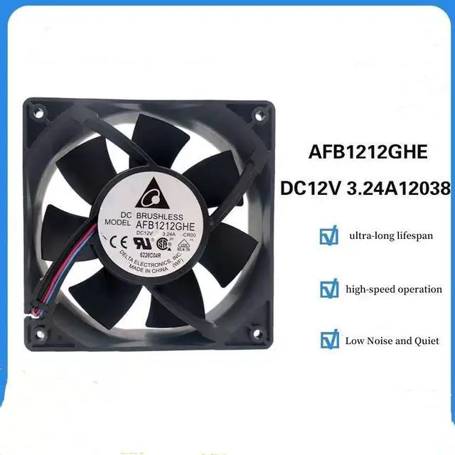 Alt view image 3 of 6 - FOR Delta AFB1212GHE-CF00 Case cooler
