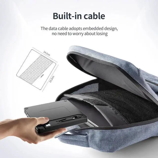 Alt view image 7 of 7 - External CD DVD Drive, USB3.0/USB C Portable CD/DVD Player with SD/TF Slot, 1 USB 3.0 & 4 USB 2.0 Ports, CD ROM Burner Optical Drive Compatible with Windows 11/10/8.1/8/7/vista,Linux,MacOS