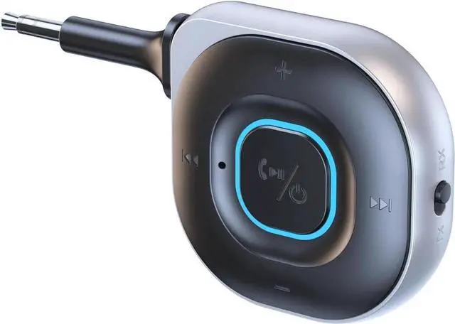 Main image of Bluetooth Adapter 5.3 Transmitter Receiver, Bluetooth AUX Adapter for Car Music/Handsfree Calling, Bluetooth Transmitter for TV/Airplane/PC, Bluetooth Receiver for Home Stereo/Speaker