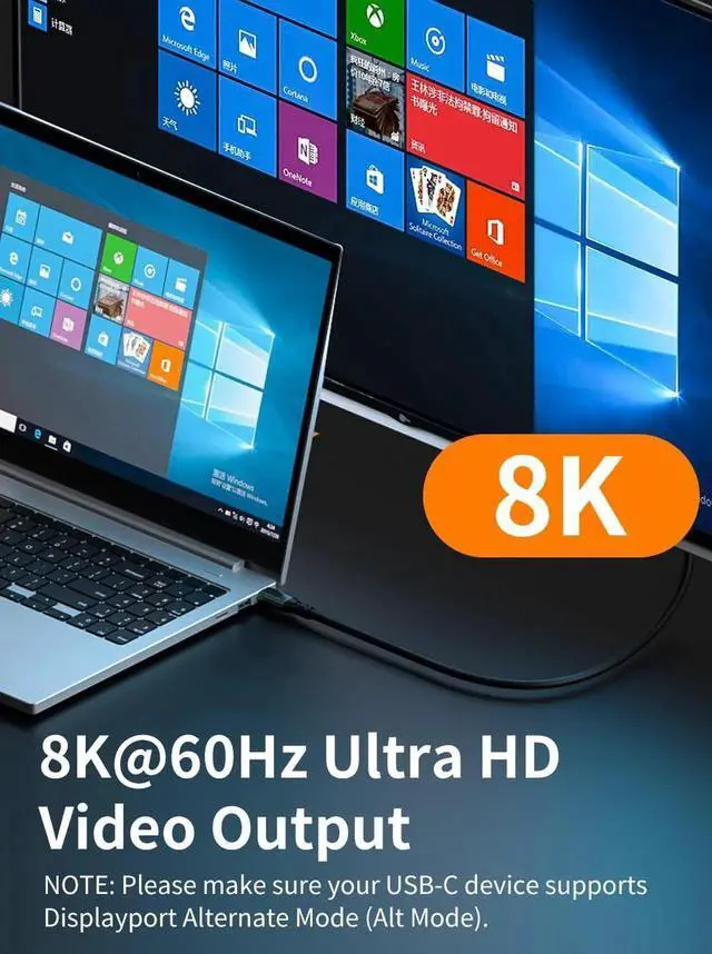 Alt view image 2 of 7 - USB C to USB C 3.1 Gen 2 Cable (6.6FT/2M ), 20Gbps Data Transfer- 8K@60Hz Video Output Monitor Cable -100W PD Fast Charging Cord USB C Display Cable-Type C to Type C Cable for iPhone 15,MacBooks,iPad