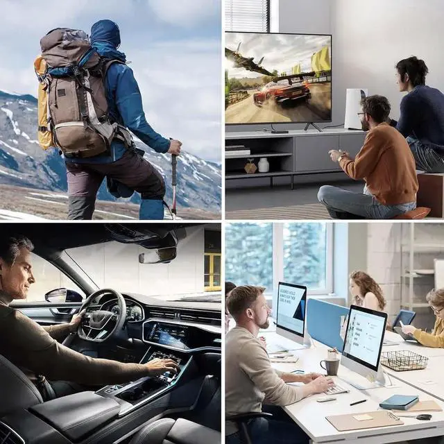 Alt view image 7 of 7 - [2 PACK] USB C to Mini USB Cable 3FT/1M, [Aluminum Shell, Braided] Durable Mini-B 5-Pin to Type-C Data Charging Charger OTG Cord for Hero 3+, PS3 Controller, Ca-non Ni-kon Camera, GPS etc.