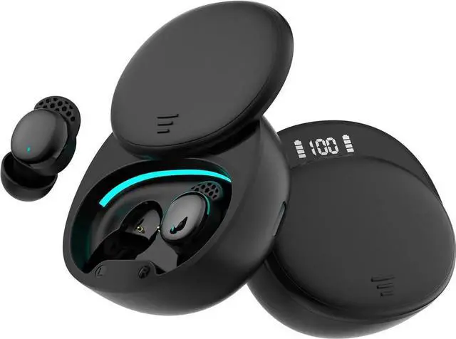 Main image of r Sleep Headphones, Sleep Earbuds for Side Sleepers, Wireless Earbuds Comfortable Noise Blocking, LED Power Display, Music Sleep Dual Mode, Invisible Earbuds for Sleeping, Working, Hiking (Black)