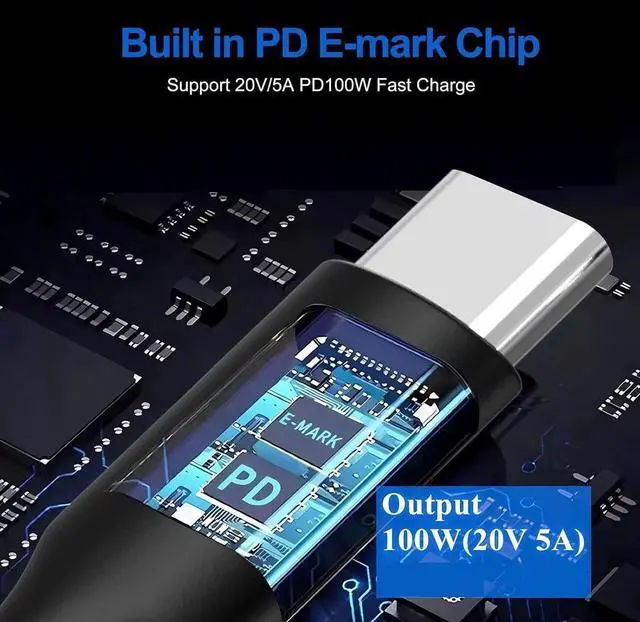 Alt view image 3 of 7 - for Starlink Mini Cable 3.3ft./1M, USB C to DC Power Cable Starlink Mini Accessories Type-C to Waterproof Barrel Jack 18AWG Built-in PD E-Mark chip Supports PD 100W Charging