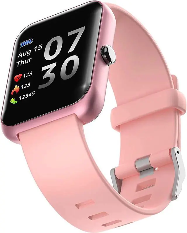 Alt view image 2 of 7 - Smartwatch Fitness Tracker with Heart Rate Blood Pressure Blood Oxygen Sleep Monitor, Drink Reminder Message Reminder Activity Tracker Smart Watch Pedometer Step Counter for Kids Man Women