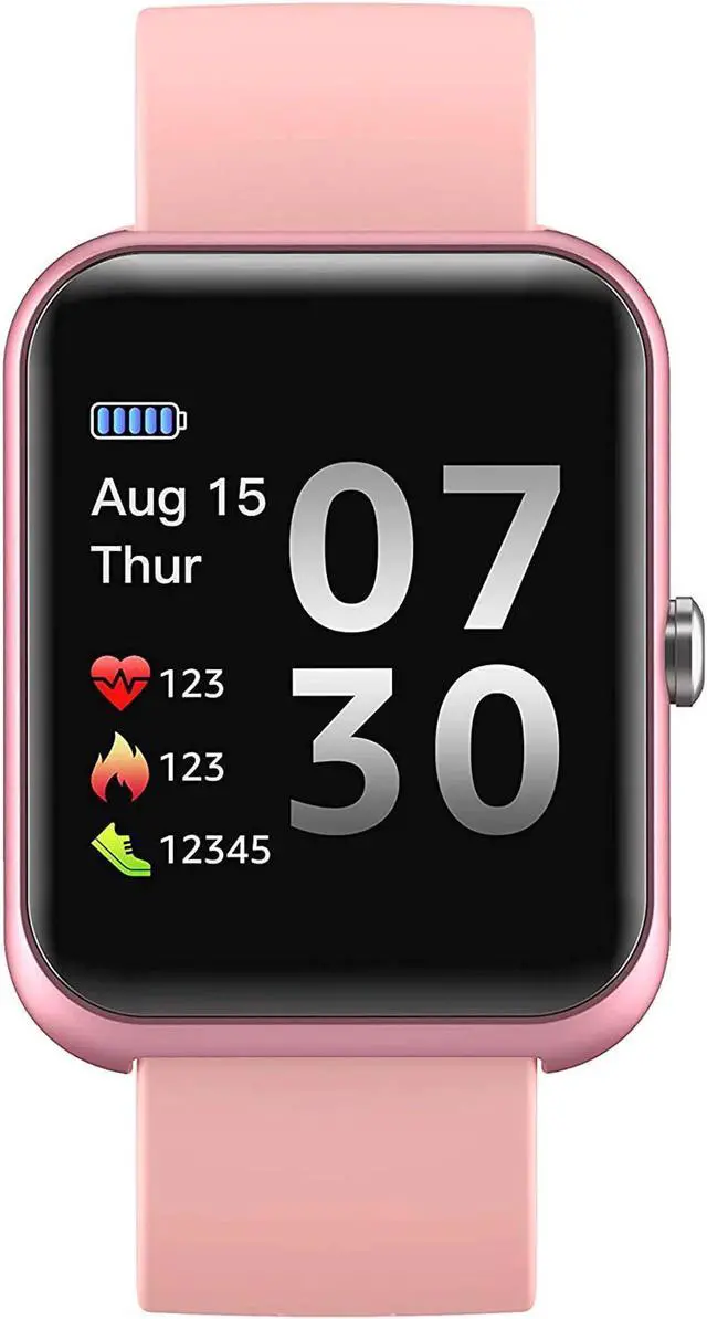 Alt view image 5 of 7 - Smartwatch Fitness Tracker with Heart Rate Blood Pressure Blood Oxygen Sleep Monitor, Drink Reminder Message Reminder Activity Tracker Smart Watch Pedometer Step Counter for Kids Man Women