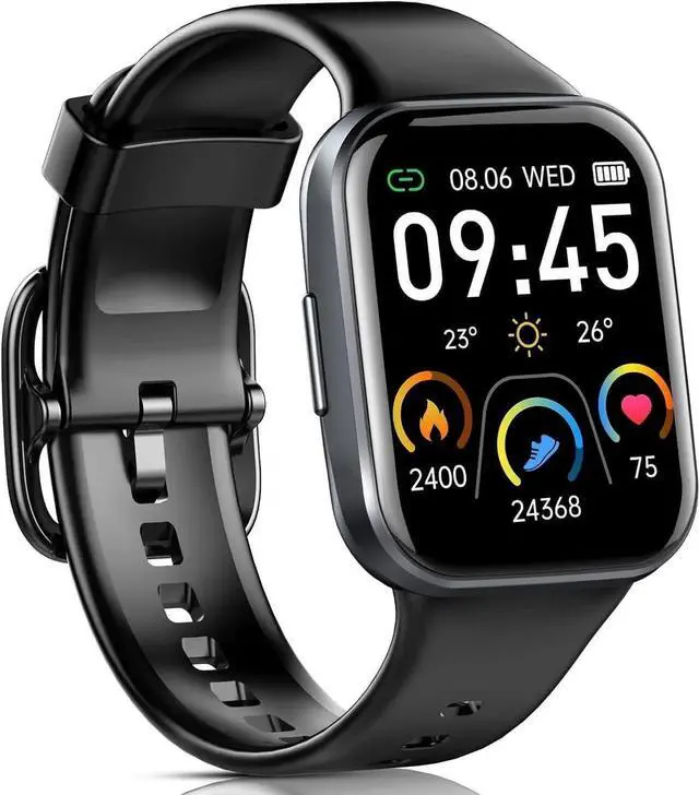Main image of Smart Watch, 1.69" HD Touch Screen Fitness Watch for Men Women, 25 Sports Modes Fitness Tracker with Heart Rate Sleep Monitor, Pedometer Activity Trackers, IP68 Waterproof Smartwatch for Android IOS