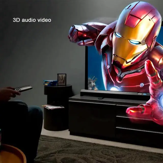 Alt view image 6 of 7 - HDMI Switch 5 in 1 Out, 5 Port HDMI Switcher Selector Box with IR Remote Control & Auto Switch, Support 4K @30Hz, HDR, HDCP, 3D, 1080P for HDTV PS3 PS4 Xbox Projector Blu-ray Player (Black)