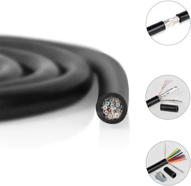 Alt view image 5 of 7 - RJ45 to RS232, DB9 9-Pin Serial Port Male to RJ45 Female Cat5 Ethernet LAN Console 10Ft / 3M