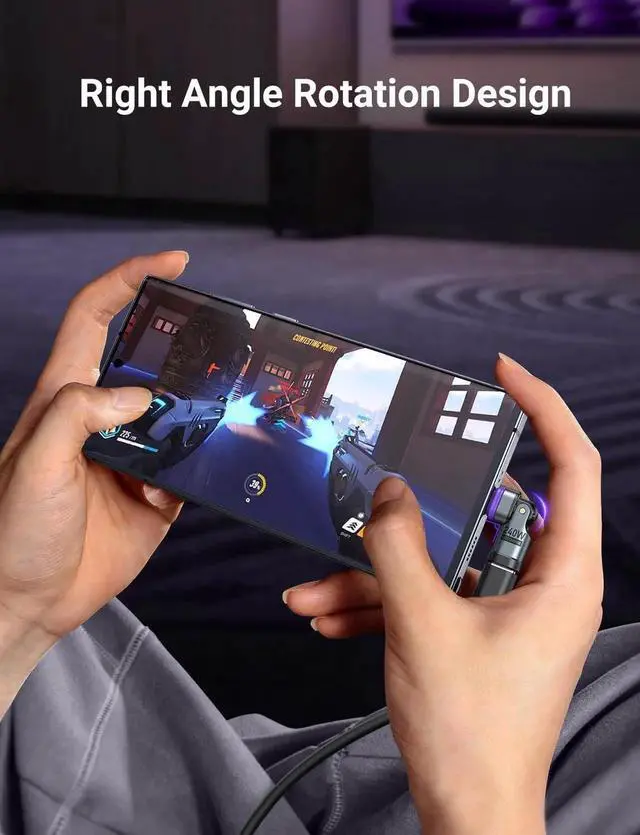 Alt view image 4 of 7 - PD 240W 16PIN USB C Magnetic Adapter (2Pack)/USB C 90 Degree Adapter/Right Angle C Adapter/C to C Adapter for i-Phone 16/15 Series, Ma-Book Pro/1Pad Series, Galaxy, G-oo-gle Pixel etc..