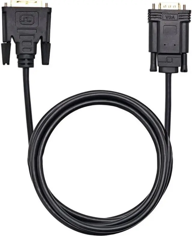 Alt view image 2 of 7 - Active DVI to VGA, 6FT DVI 24+1 DVI-D M to VGA Male with Chip Active Adapter Converter Cable for PC DVD Monitor HDTV ...
