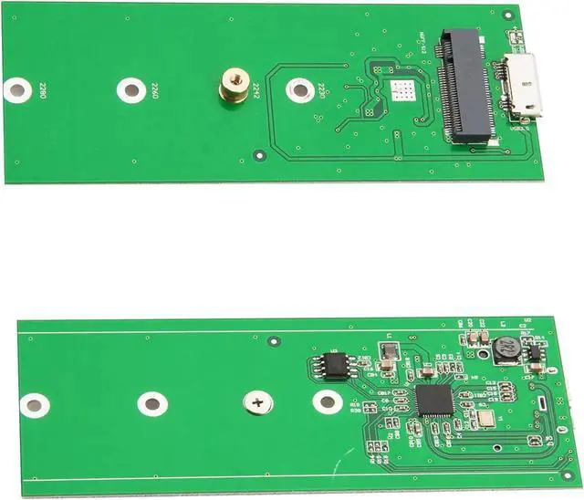 Alt view image 4 of 7 - M.2 SATA SSD to USB 3.0 External SSD Reader Converter Adapter Enclosure with UASP, Support NGFF M.2 2280 2260 2242 2230 SSD with Key B/Key B+M
