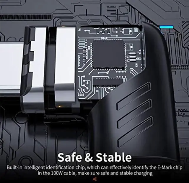 Alt view image 5 of 7 - [2 PACK] USB C Magnetic Adapter, Type C Connector Right Angle 90 Degree Adapter, Support PD 120W Quick Charge, 480Mbps Data Transfer, Compatible with MacBook Pro Air, USB-C Mobile Phone, PC&Laptop
