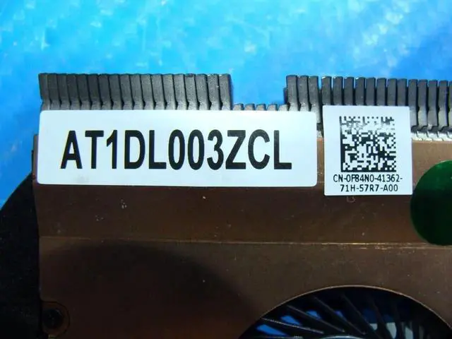 Alt view image 3 of 3 - Cpu cooling fan for Dell Latitude E7470 14 inches with Heatsink F84N0 AT1DL003ZCL