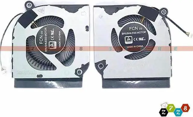 Alt view image 2 of 3 - Gpu and Cpu cooling fan for ACER Predator Helios 300 PH315-52 PH317-53 PH317-53-795U PH317-54