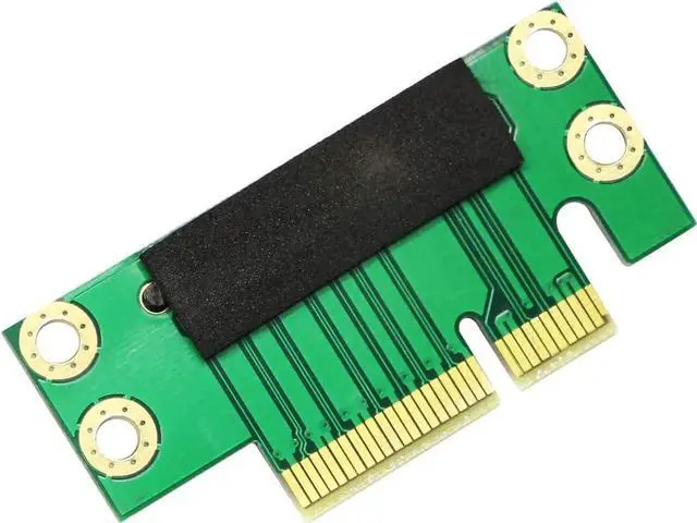 Alt view image 2 of 7 - Aomoproing PCI- Express 4X Riser Card 90-Degree Adapter Card PCI-E 4X Extender Extension Card for 1U, Small Computer and Server Case (PCIE 4X)