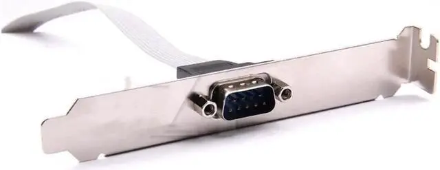 Alt view image 3 of 3 - Aomoproing 1pcs for Motherboard 9 Pin RS232 DB9 Pin Com Port Ribbon Serial Cable Connector Bracket Female
