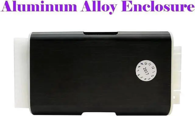 Alt view image 3 of 6 - Computer PC Power Supply Tester, ATX / ITX / IDE / HDD / SATA / BYI Connectors Power Supply Tester, 1.8'' LCD Screen (Aluminum Alloy Enclosure) PC LCD Power Supply Tester 20/24 pin 4 SATA HDD Testers