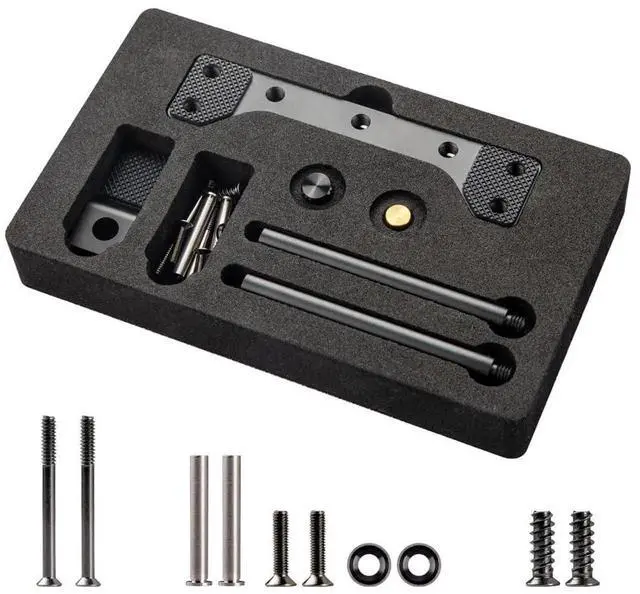 Alt view image 4 of 6 - Aomoproing GPU Support Bracket, GPU Holder Stand, Adjustable GPU Sag Bracket Graphics Card Support for 12cm Fan Mount CNC Aluminum (0.63-6.3inch)