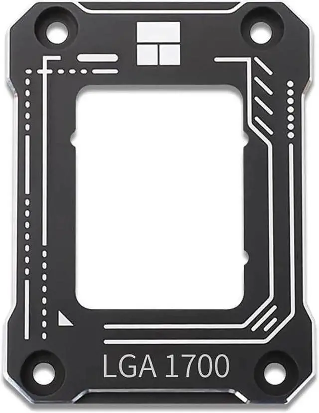 Alt view image 4 of 5 - Aomoproing CPU Contact Frame Anti-Bending Buckle for LGA 1700 Retrofit Kit 17XX-BCF Bracket Intel12 Generation Black