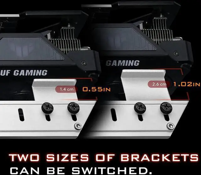 Alt view image 3 of 7 - Aomoproing GPU Holder Brace Graphics Card Support, Video Card Sag Holder/Holster Bracket Support AMD6700/Nvidia 3090 - 309EZ-White