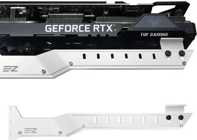 Main image of Aomoproing GPU Holder Brace Graphics Card Support, Video Card Sag Holder/Holster Bracket Support AMD6700/Nvidia 3090 - 309EZ-White