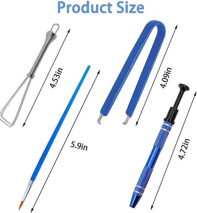 Alt view image 6 of 7 - Aomoproing Keyboard Lube Switch Puller Kits,4 Pieces Key Cap Puller,Mechanical Keyboard Key Switch Stem Holder,Keyboard Lube Kit , for Custom Keyboard, Disassembly of Electronic Component