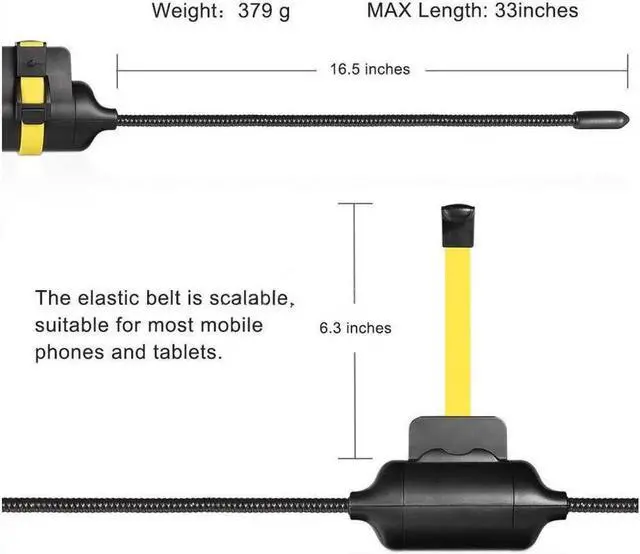Alt view image 6 of 7 - Aomoproing Flexible Spider Legs Tablet Stand Desktop/Bed Holder For iPad and iPhone Tablet Holder