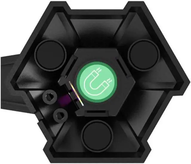 Alt view image 2 of 5 - Aomoproing Graphics Card Stand Practical Multi-functional Frame Holder Bracket Desktop 5V 3Pin ARGB Video Card Brace