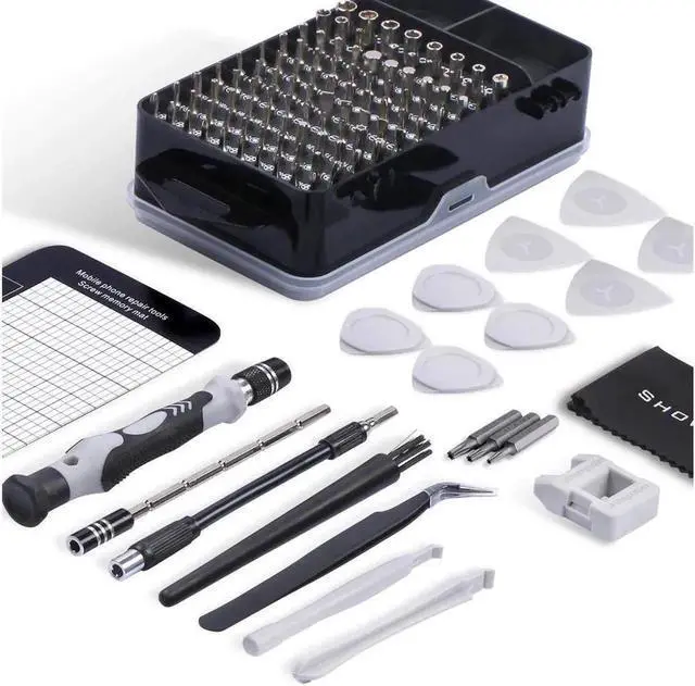 Main image of Computer Repair Kit, 122 in 1 Magnetic Laptop Screwdriver Kit, Precision Screwdriver Set, Small Impact Screw Driver Set with Case for Computer, Laptop, PC, for iPhone, Watch,Ps4 DIY Hand Tools